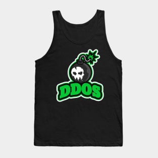 Hacker DDoS Attack Tank Top